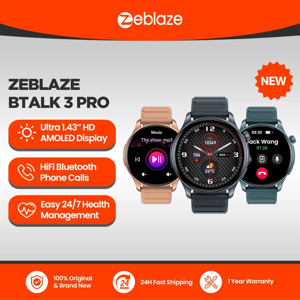 Yeni Zeblaze Btalk 3 PRO 1.43  - Smartwatch X2 incelemesi ve fiyatı